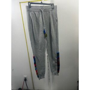 Redfox Mens XL Gray Joggers Camo Side Panel Sweatpants Athletic Fleece Pants